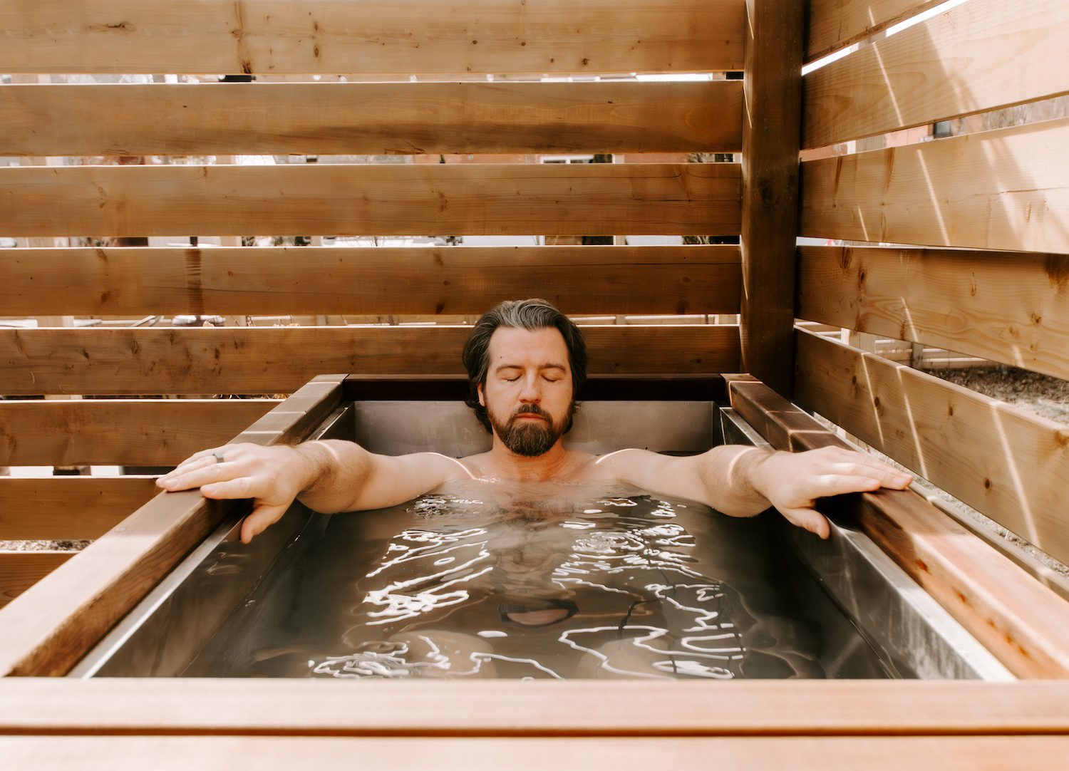 Cold-water immersion in winter